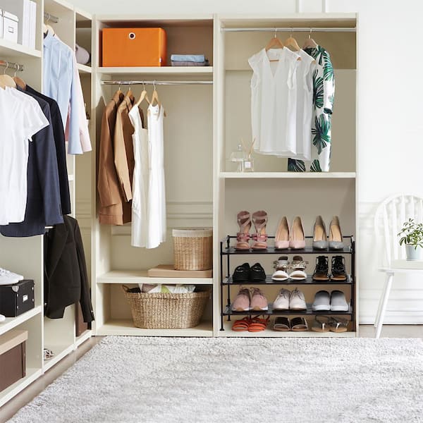 DIY Shoe Shelves for a Closet - Dukes and Duchesses