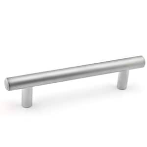 Roosevelt Collection 3 3/4 in. (96 mm) Matte Chrome Modern Cabinet Bar Pull