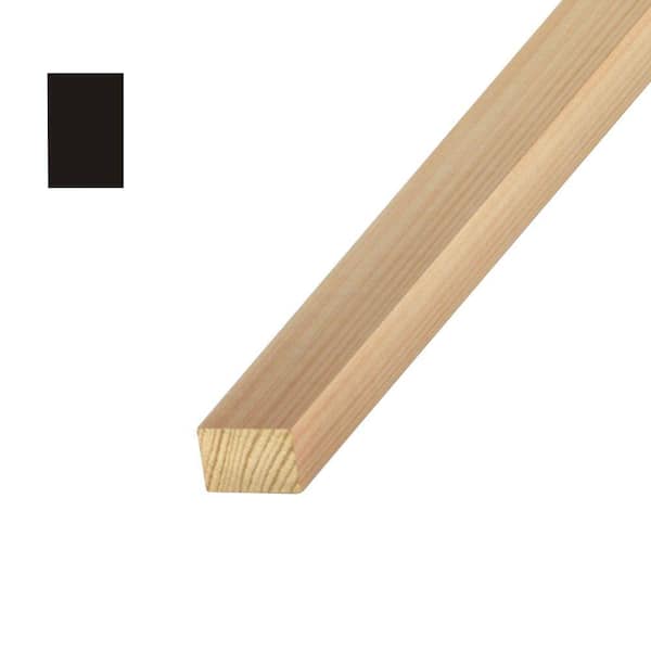 Kelleher 11/16 in. x 1-5/8 in. x 8 ft. Primed Pine #2 Wire Moulding P661PR  - The Home Depot