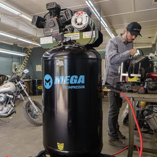 Mega Compressor 80 Gal. 5 HP 150 PSI Electric Upright Air