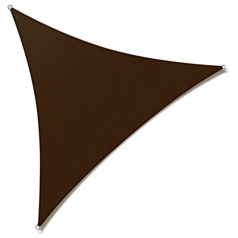 Sun Shade Sail Triangle 20 ft. x 20 ft. x 20 ft. Brown with Cable price history on PriceWatchPro