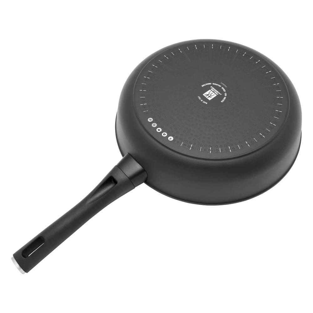ZWILLING Madura Plus 4-qt Black Aluminum Nonstick Saute Pan with Lid