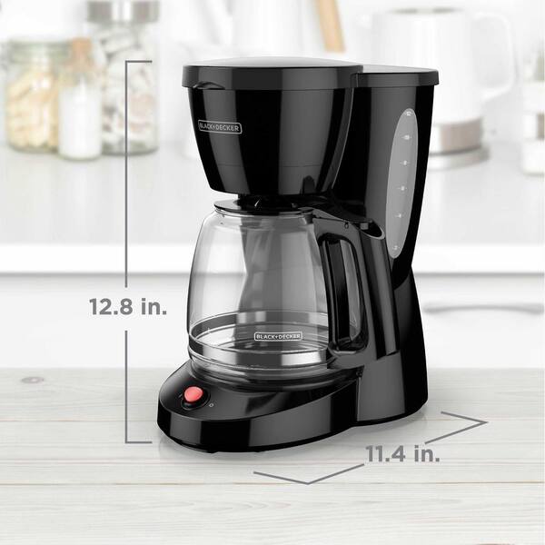 BLACK+DECKER 12-Cup Black Switch Coffee 