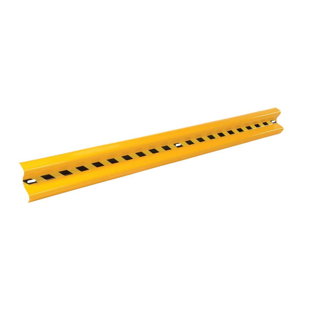 Vestil 144 in. Yellow Steel Guard Rail