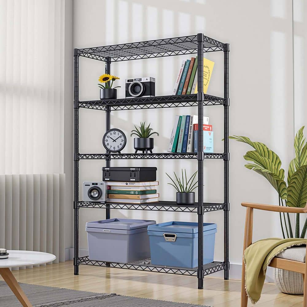 5-Tier Steel Plant Stand Plant Holder Flower Pot Stand, Plant