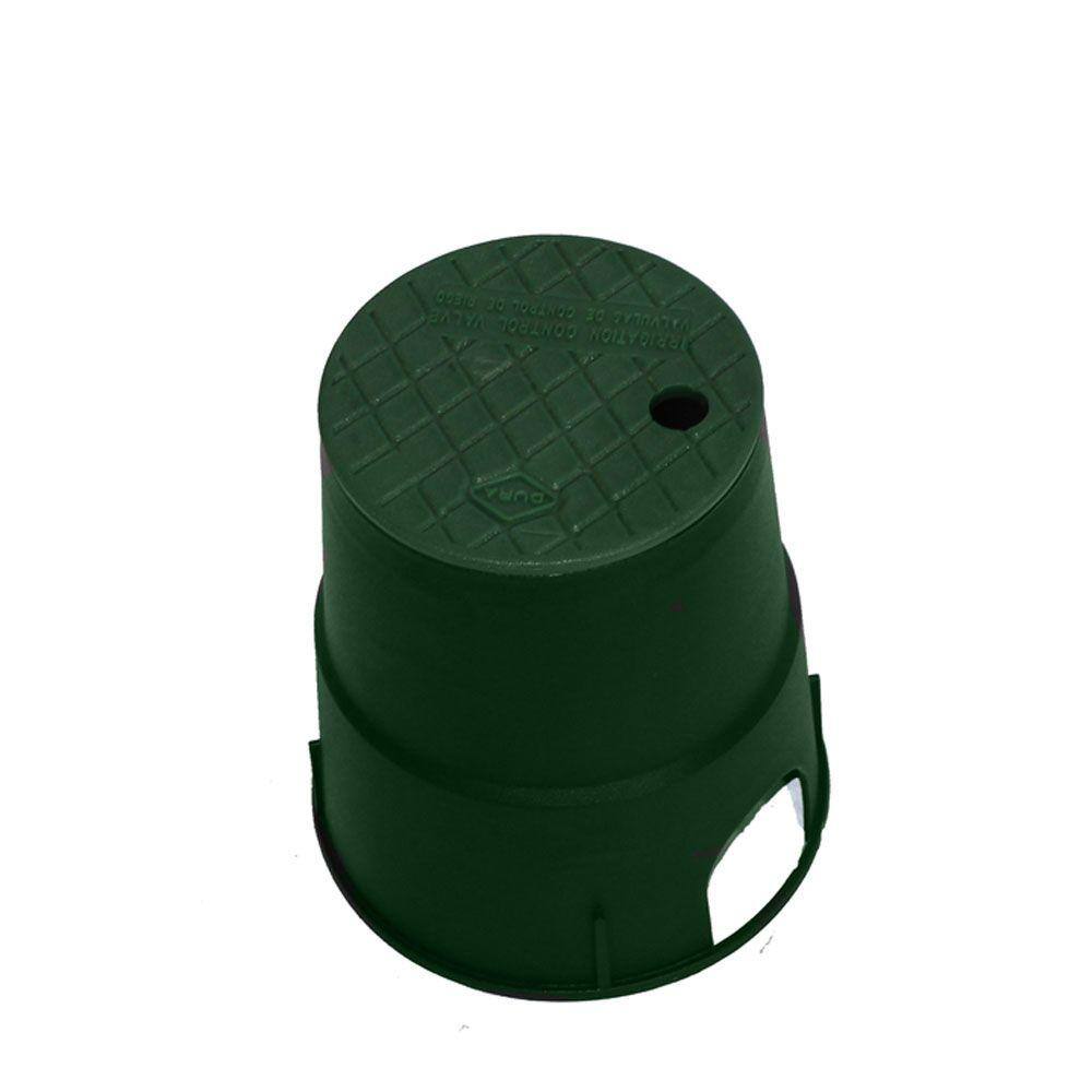 Dura Round Sprinkler Valve Box Replacement Lids Size 7" Color Green 