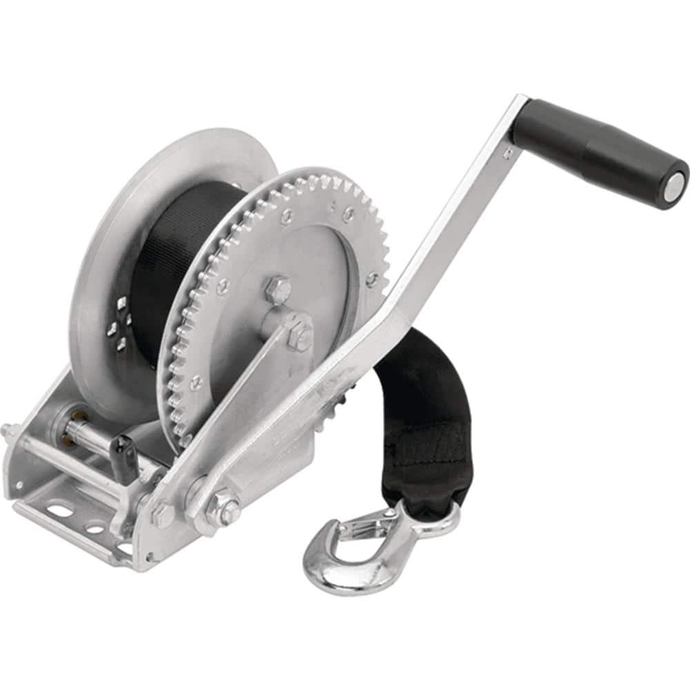 Fulton 142305 Single Speed Winch with 20 Strap-1800 lbs Capacity Capacity Fulton 142305 Single Speed Winch with 20' Strap-1800 lbs 