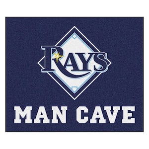 MLB - Tampa Bay Rays Man Cave Tailgater 5 ft. x 6 ft. Indoor Area Rug