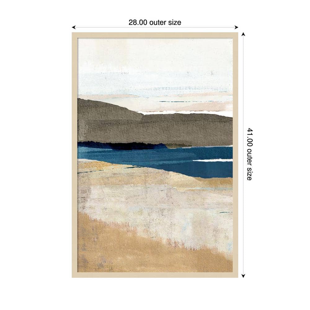 Buttermere I Svelte Natural Framed Abstract Landscape Print