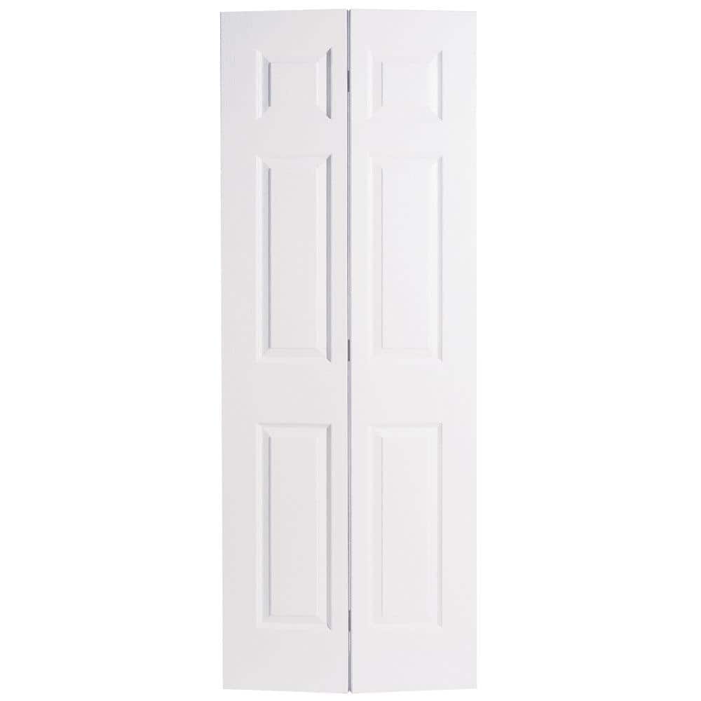 Masonite 18 in. x 80 in. Primed Textured 6-Panel Hollow Core
