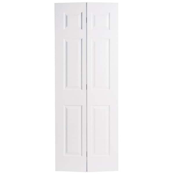 Masonite 18 in. x 80 in. Primed Textured 6-Panel Hollow Core