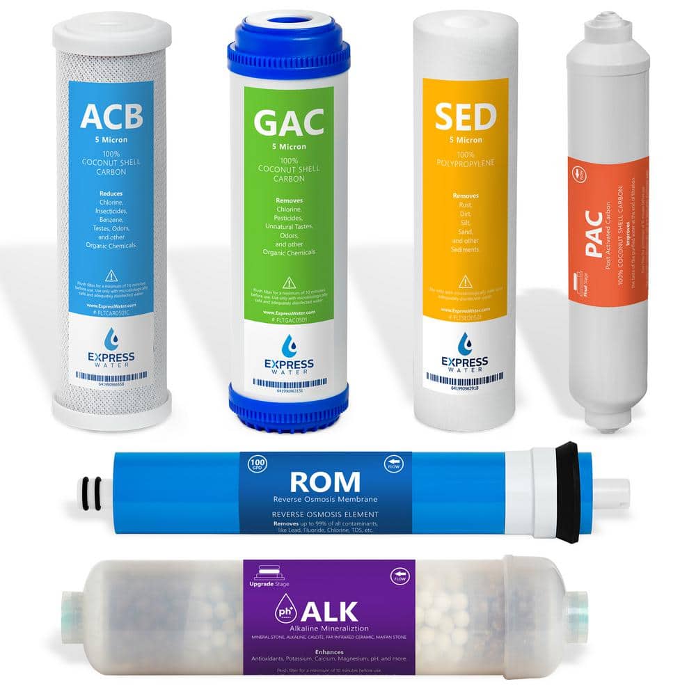 Express Water 1-Year Alkaline Reverse Osmosis Filter Set