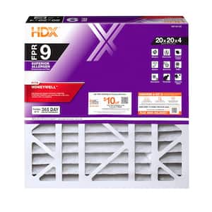 20 in. x 20 in. x 4 in. Honeywell Replacement Pleated Air Filter FPR 9, MERV 13
