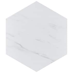 Eterno Hex Carrara 8-5/8 in. x 9-7/8 in. Porcelain Floor and Wall Tile (11.5 sq. ft./Case)