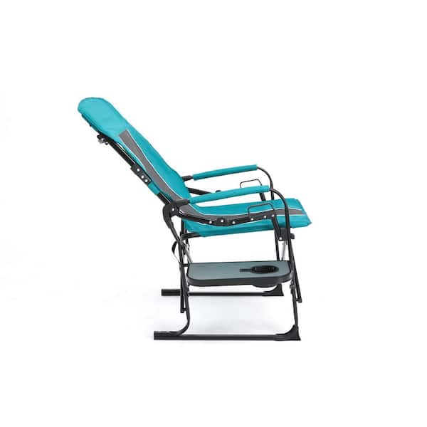 Otryad Camping Directors Chair, Heavy Duty, Oversized Portable Folding Chair with Side Table, Pocket for Beach