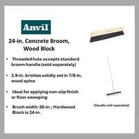24 in. Concrete Broom