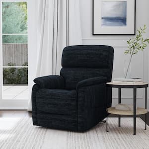 Orville Blue Power Lift Recliner Chair with Remote and Side Storage Pocket