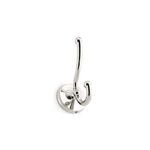 4-3/8 in. (111 mm) Polished Nickel Decorative Hook