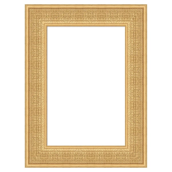 Amanti Art Trellis Gold 18 in. x 24 in. Wood Framed Dry Erase Magnetic Memo Board