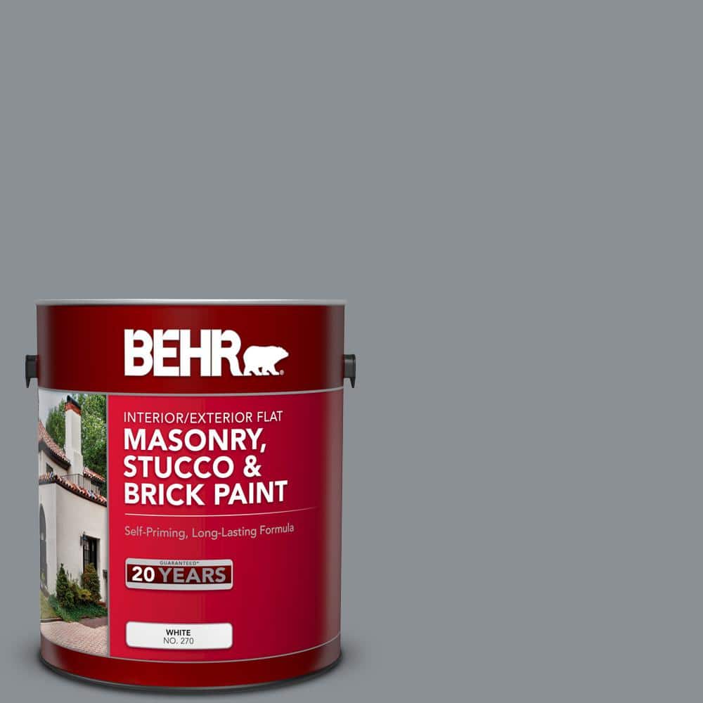 1 gal. #SC-125 Stonehedge Flat Masonry, Stucco and Brick Interior/Exterior 