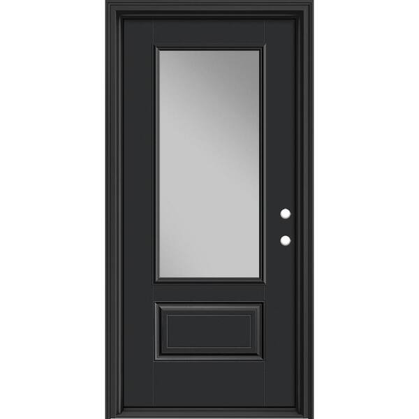 Masonite Performance Door System 36 in. x 80 in. 3/4-Lite Left-Hand ...