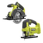 Ryobi ONE+ 18V Cordless Combo Kit with Circular Saw and Orbital Jig Saw