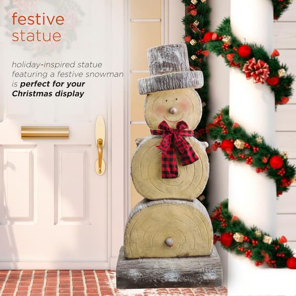 Alpine Corporation 46 in. Tall Extra Large Christmas Snowman