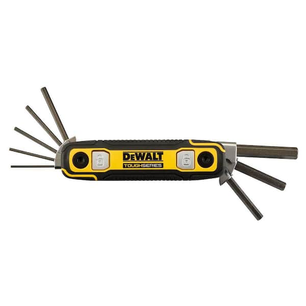 TOUGHSERIES Metric Folding Locking Hex Key Set (8-Piece)