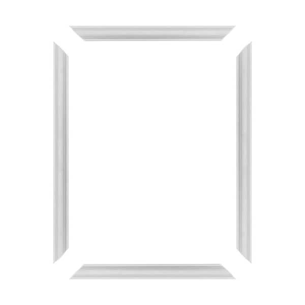 Trim Fast 5/8 in. D x 18 in. W x 24 in. L Unfinished Polystyrene, Pre-mitered, Wall Panel Moulding Frame, Peel & Stick
