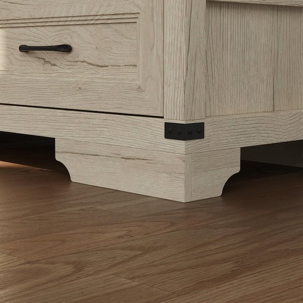 【送料無料】Veal 12 Drawer Chest - BEIGE FUFU&GAGA Beige Wooden Grain 12 Drawers 69.1 in. Width x 15.9 in