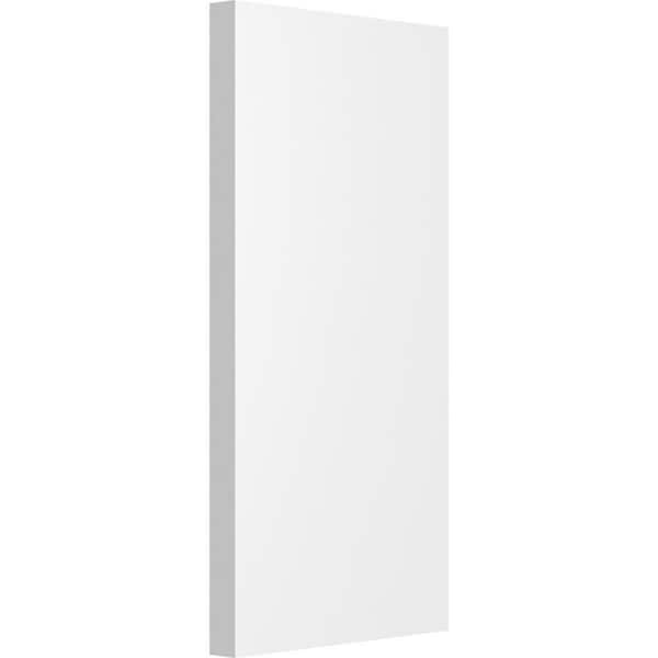 Ekena Millwork 4-1/2-in W x 9-in H x-1/2-in P Standard Foster Plinth Block with Square Edge (8-Pack)