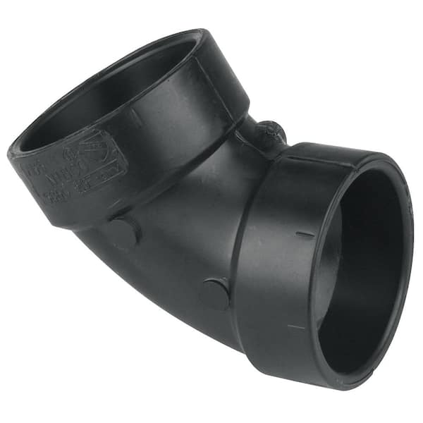 NIBCO 3 in. ABS DWV 60-Degree Hub x Hub Elbow