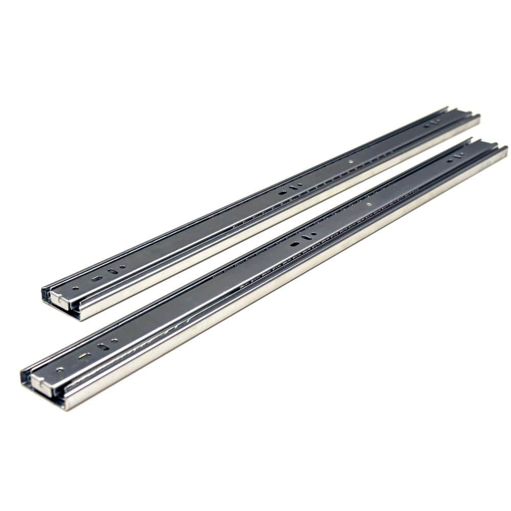 24 in. Side Mount Full Extension Ball Bearing Drawer Slide with Installatio