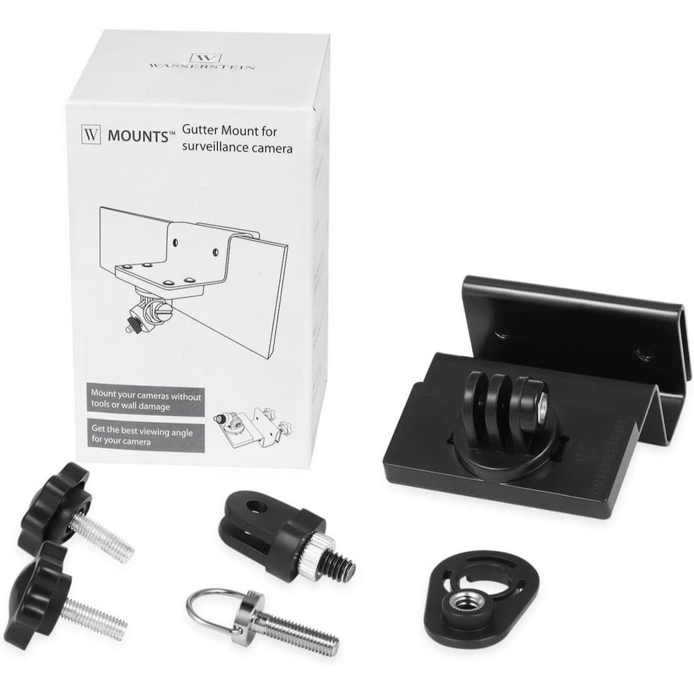 Wasserstein Enhanced Security Weatherproof Gutter Mount for Surveillance Cameras