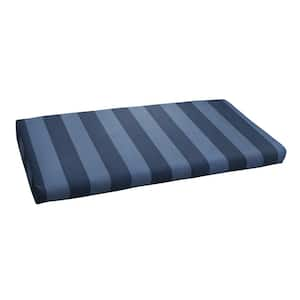 45 in. x 17 in. x 2 in. Rectangle Indoor/Outdoor Bristol Bench Cushion in Preview Capri