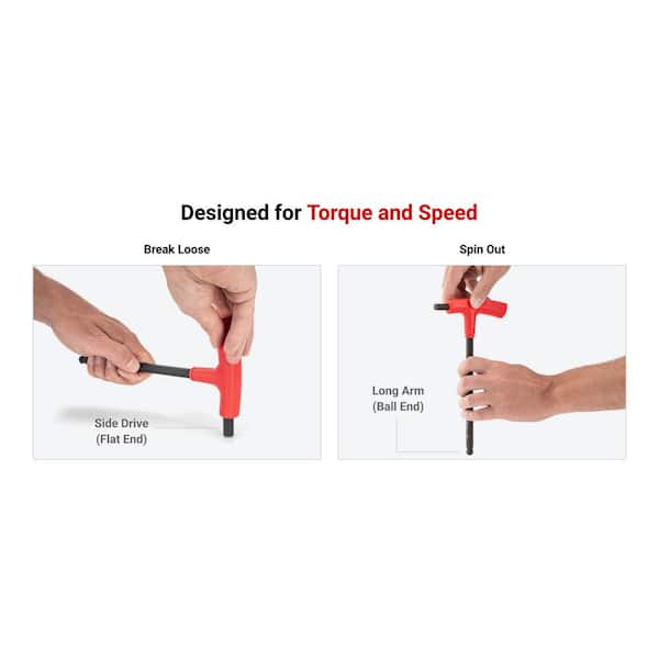 TEKTON 5/64 in. Ball End Hex T-Handle Key KTX37078 - The Home Depot