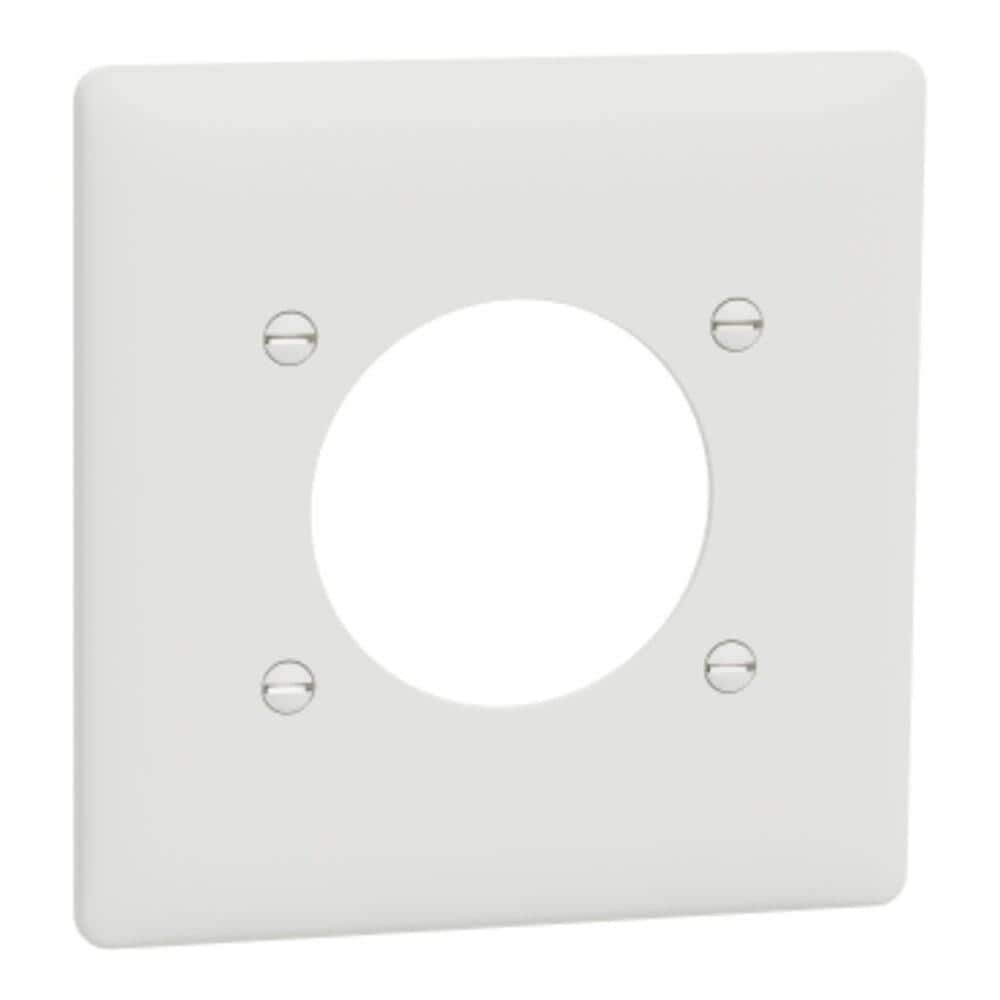 X Series 1-Gang Dryer/Range Standard Single Outlet Wall Plate Matte White price history on PriceWatchPro