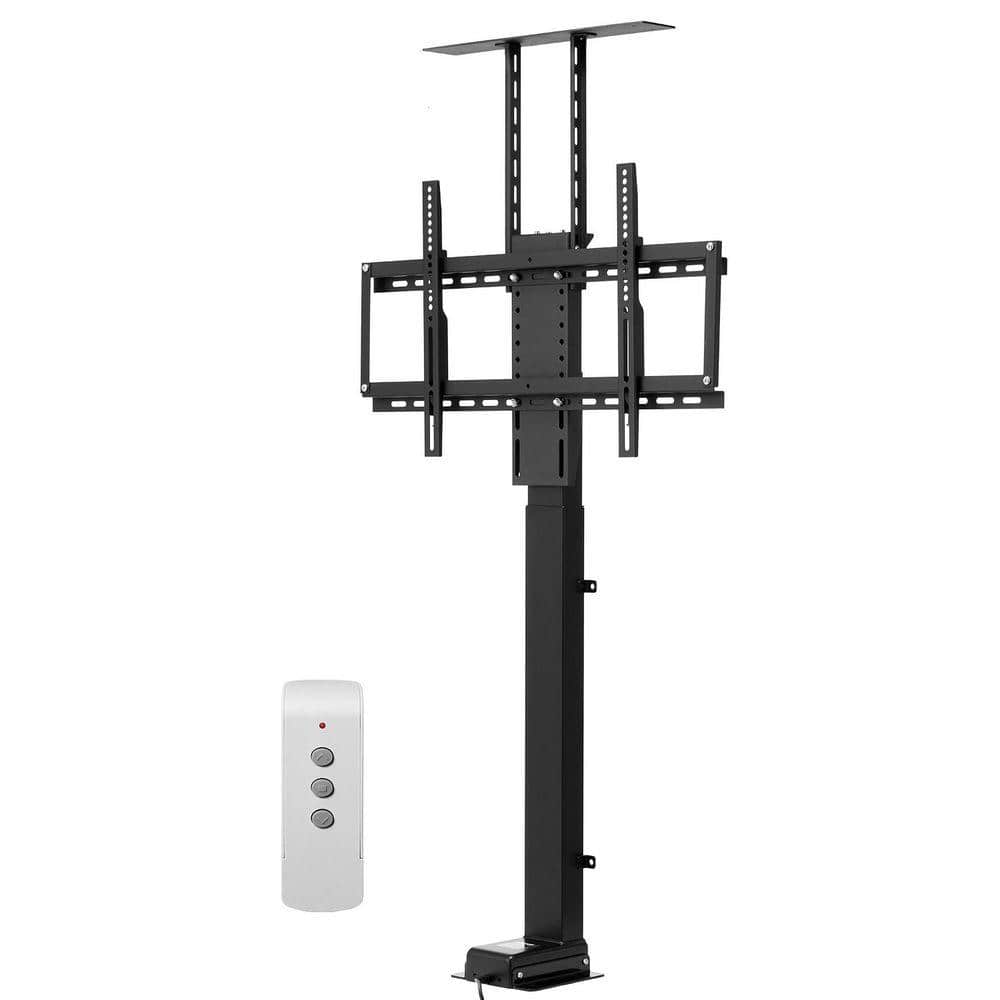 Motorized TV Lift Stand, 120 lbs. max Load Adjustable TV Lift Stand Mount Bracket, Vertical Electric Fit to 32-70in.