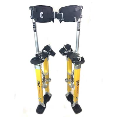 Adjustable Shoe Drywall Stilts Drywall Hanging Tools The Home Depot