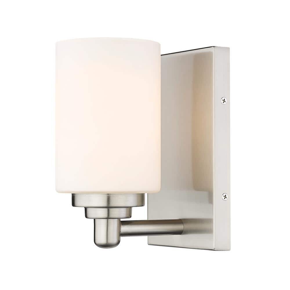 Soledad 1-Light Brushed Nickel Wall Sconce