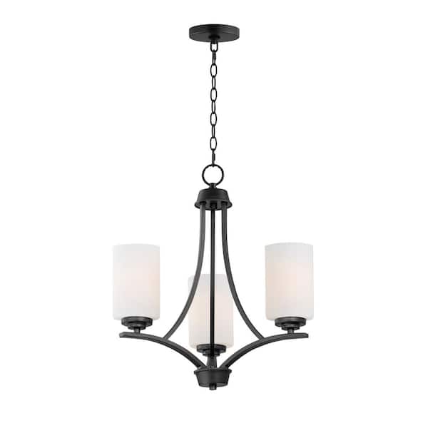 Deven 3-Light Brown Chandelier