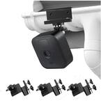Weatherproof Gutter Mount for Blink Outdoor Blink XT and Blink XT2 Camera with Universal Screw Adapter, Black (3-Pack)