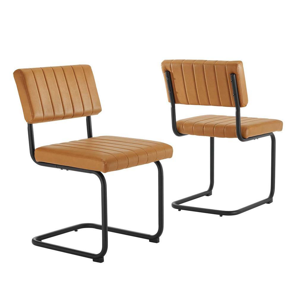Taupe Boucle Upholstered Side Chair with Black Metal Frame