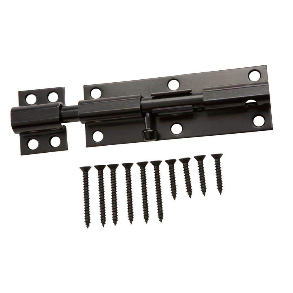 6 in. Black Heavy-Duty Barrel Bolt price history on PriceWatchPro