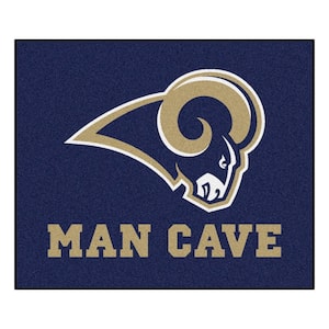 FANMATS Los Angeles Rams 3 ft. x 6 ft. Football Field Runner Rug 7367 - The  Home Depot