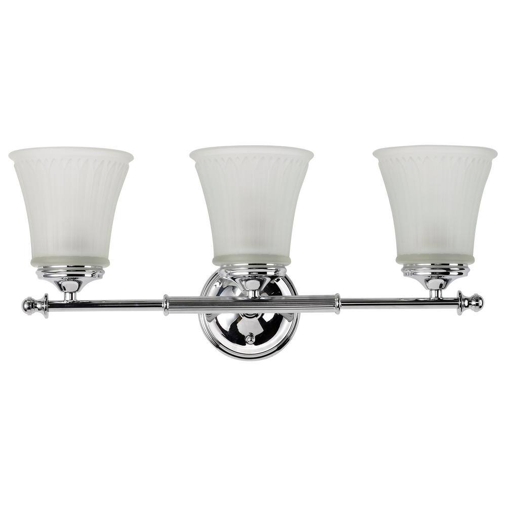 Polished Chrome 21" Contemporary Vanity Light Fixture