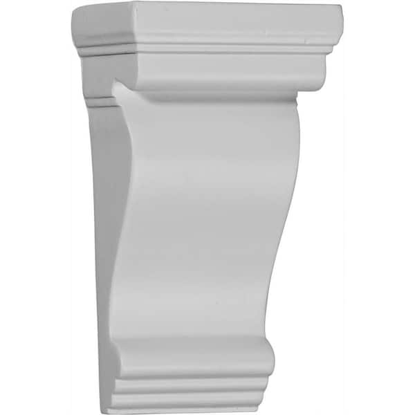 Ekena Millwork 3-1/2 in. x 2-1/4 in. x 6-1/8 in. Polyurethane Norwich Pilaster Corbel