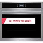 30 in. Single Electric Wall Oven with Total Convection in Smudge-Proof Stainless Steel