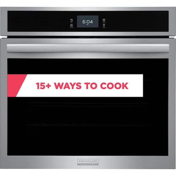 Frigidaire Gallery 30 in. Single Electric Built-In Wall Oven with Total Convection in Smudge-Proof Stainless Steel