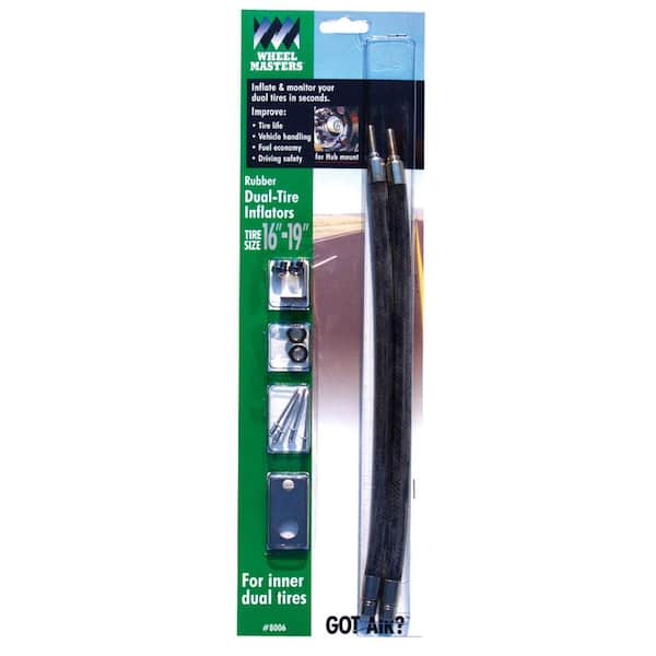 Rubber Hose Extenders - 2 Hose Kit, Hub Hole Mount